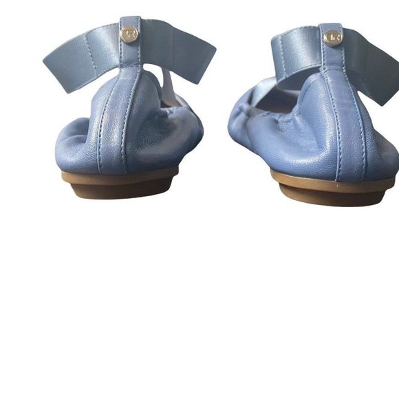 Taryn Rose Edina Ballet Flat Blue Leather ballet core - Picture 8 of 8